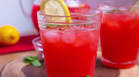 stevia sweetened strawberry lemonade recipe