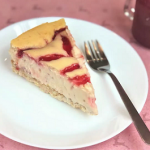 strawberry cheesecake with coconut cookie crust recipe