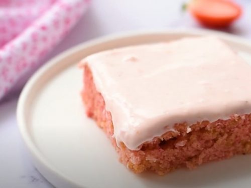 Strawberry Sheet Cake Recipe