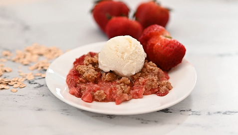 strawberry vanilla crisp recipe