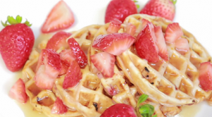 strawberry waffles recipe