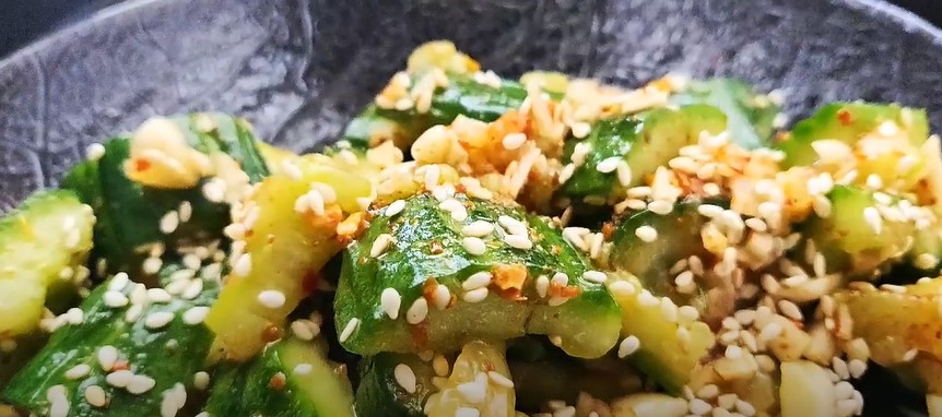 Taiwanese Sesame Cucumbers Recipe