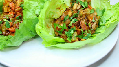 thai-style lettuce wraps recipe