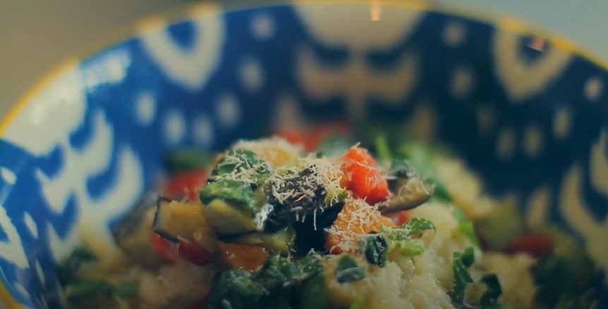 Tri-Color Vegetable Risotto Recipe