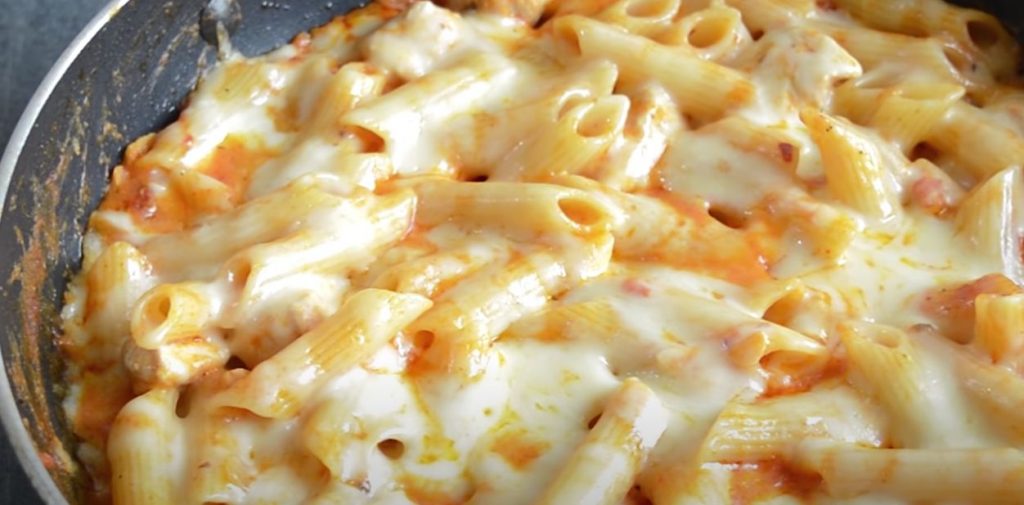 Triple Cheddar Chicken and Pasta Recipe