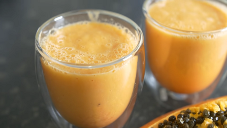 tropical papaya batido fruit shake recipe