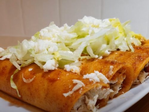 Two-Cheese Enchiladas Recipe
