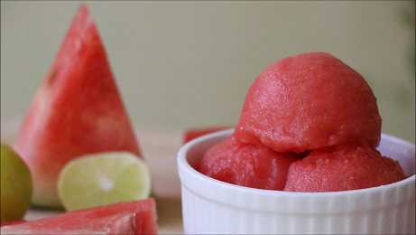 watermelon mint sorbet recipe