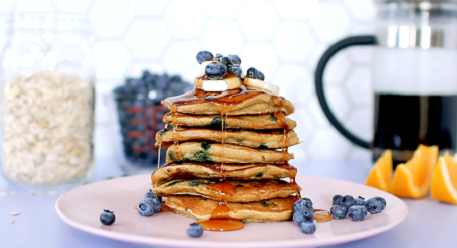 whole wheat blueberry pancakes recipe