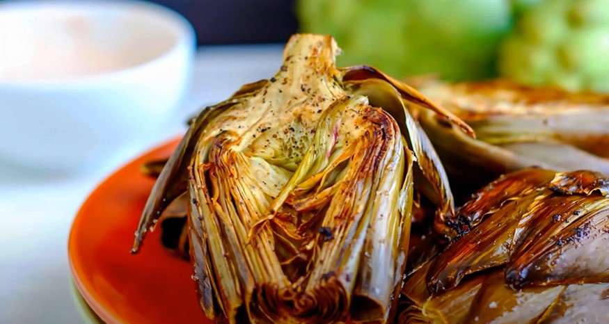 grilled garlic artichokes recipe