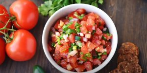 peach cucamelon salsa recipe
