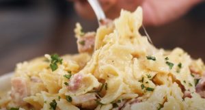 leftover ham and noodles recipe