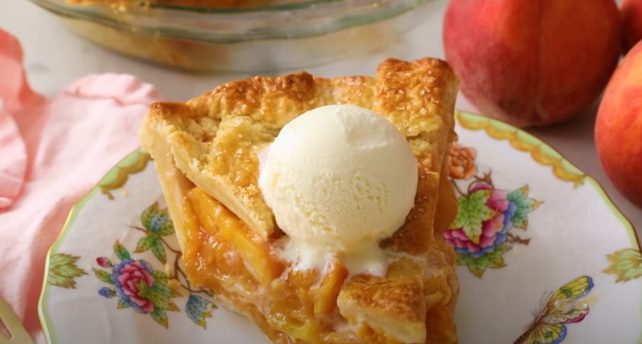 fresh peach angel pie recipe