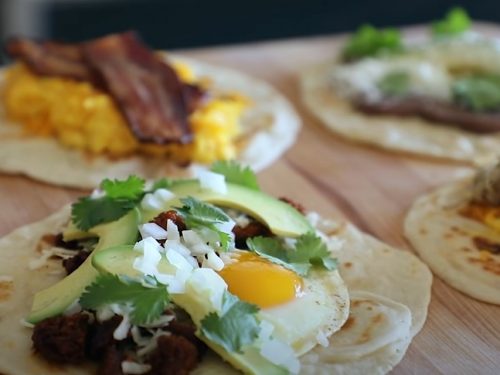 bacon breakfast tacos recipe