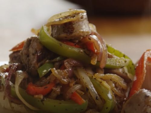 sausage, peppers, and onions recipe