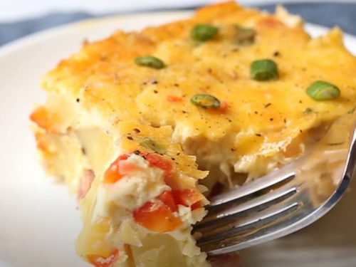 potato and cheese breakfast casserole recipe