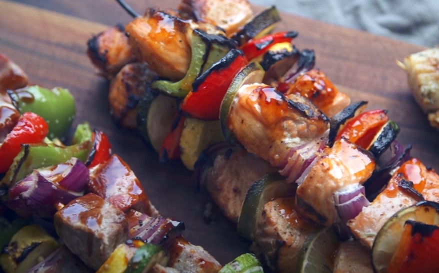 Marinated swordfish clearance kabobs