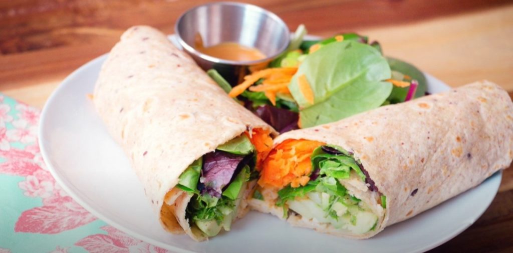 thai peanut chicken wraps recipe