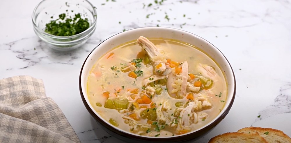 chicken rice soup recipe