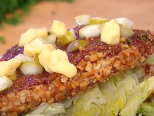 pecan-crusted chicken with mustard sauce recipe