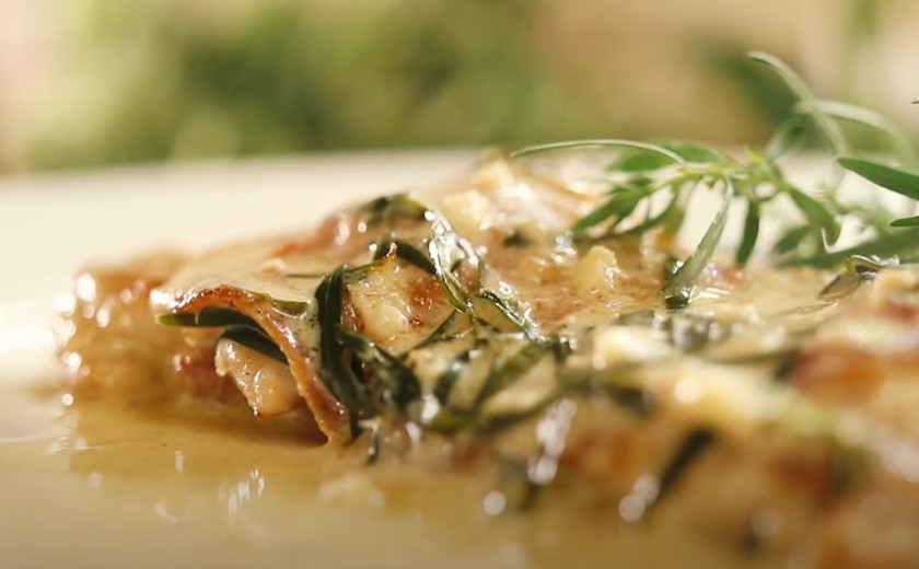 chicken in tarragon-mustard cream sauce recipe