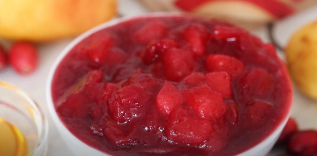 cranberry pear sauce recipe