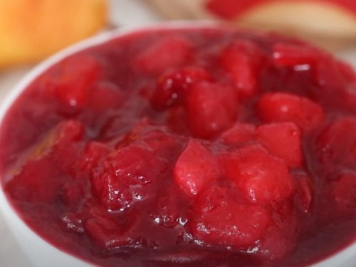 cranberry pear sauce recipe