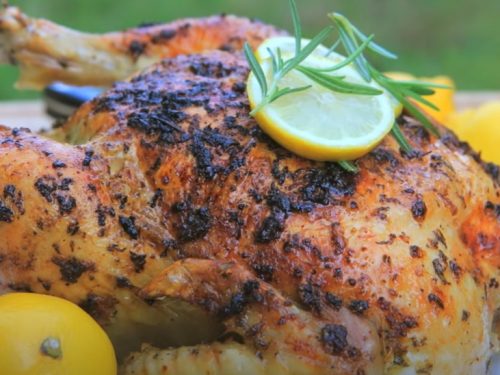 roasted chicken with lemon and rosemary recipe