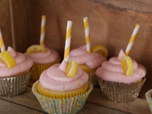 pink lemonade confetti cupcakes recipe