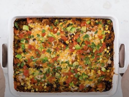 quinoa fiesta enchilada bake recipe