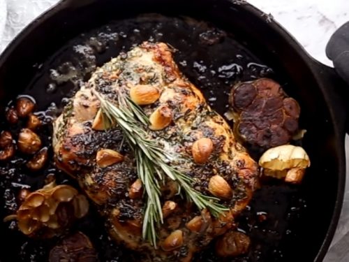grilled pork paillards with rosemary recipe