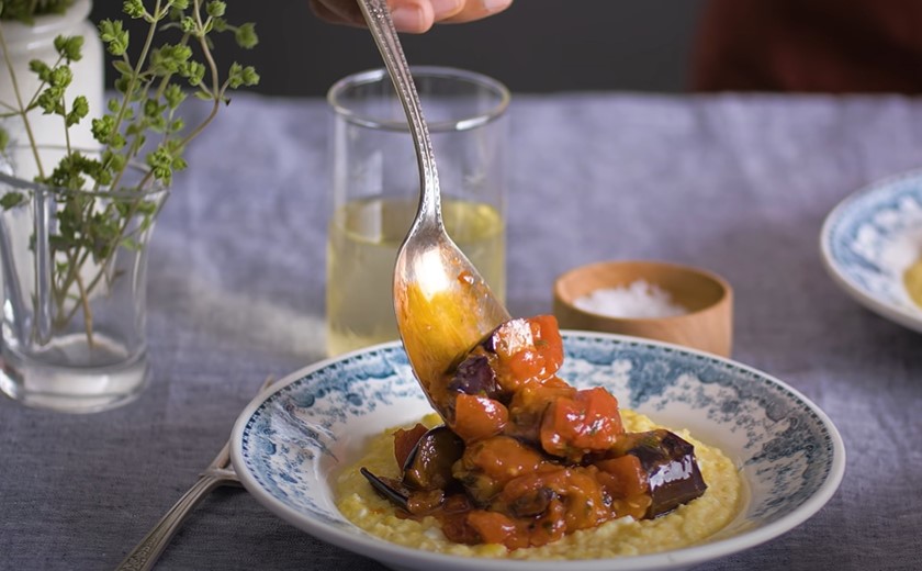 fried polenta with fresh corn recipe