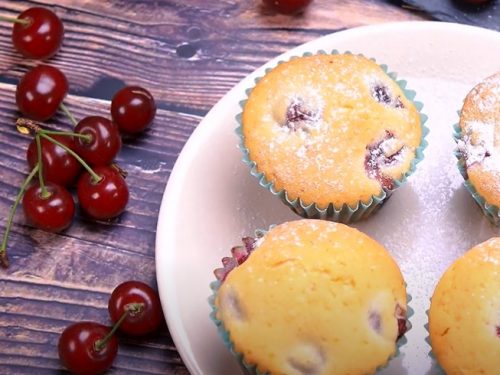 cherry muffins recipe