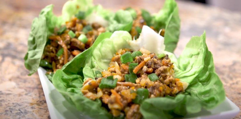 slow cooker asian chicken lettuce wraps recipe