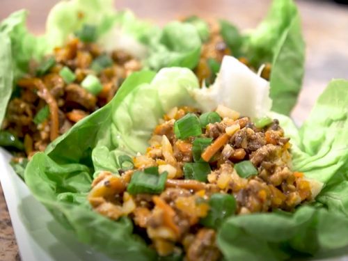 slow cooker asian chicken lettuce wraps recipe