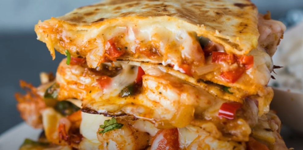 spicy shrimp quesadilla recipe