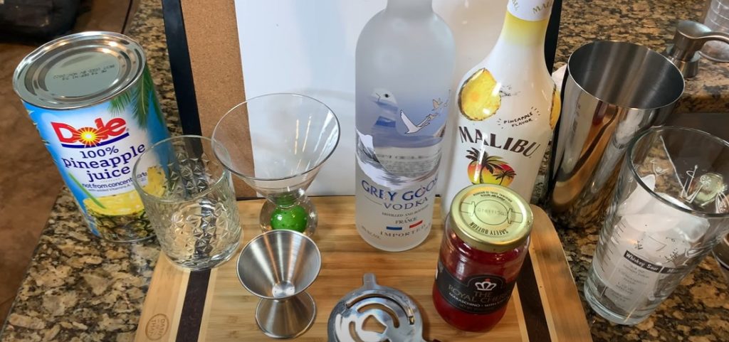 tropical martini recipe
