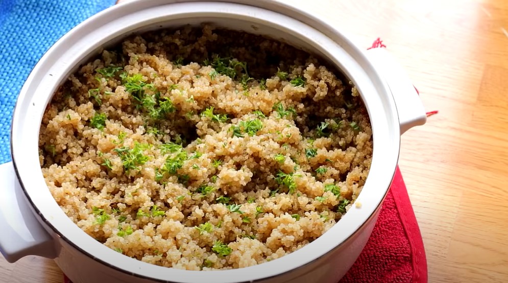 garlic cheese quinoa recipe