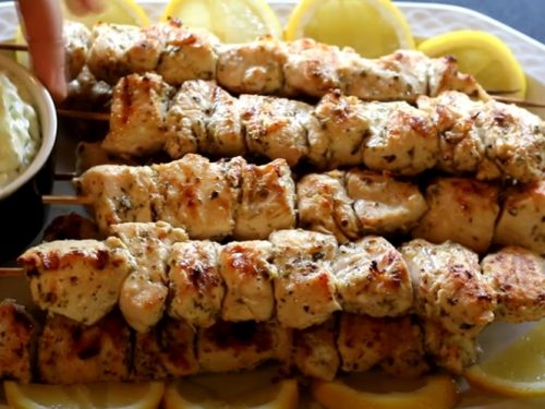greek chicken kabobs recipe