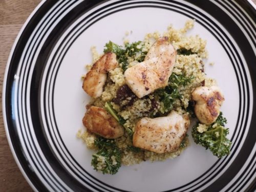 grilled pesto chicken couscous bowls recipe