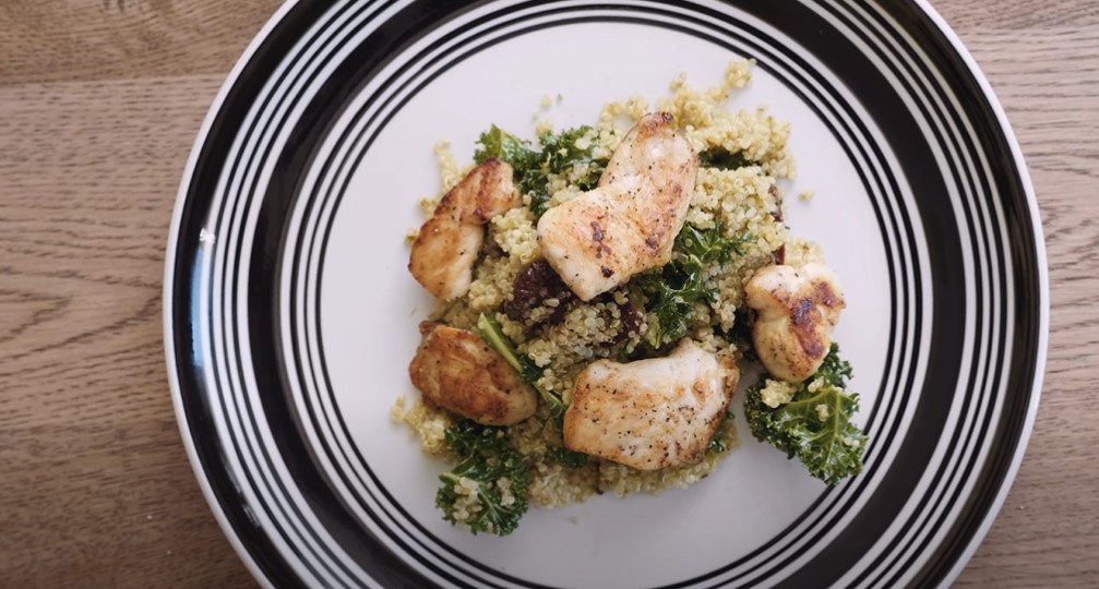 grilled pesto chicken couscous bowls recipe