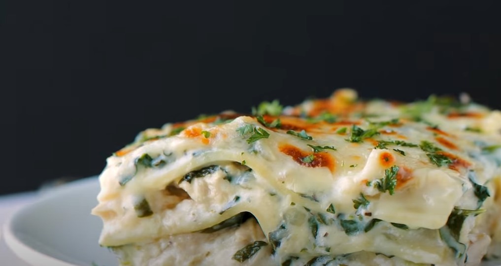 cheesy spinach alfredo lasagna recipe