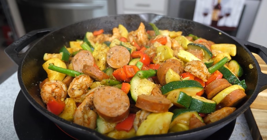 quick cajun vegetables recipe