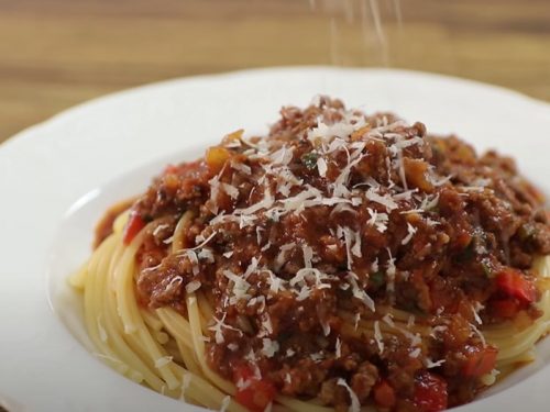 pasta with meat sauce recipe
