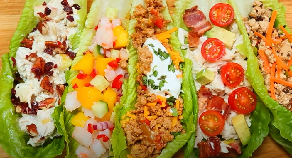 vegetarian millet lettuce wraps recipe