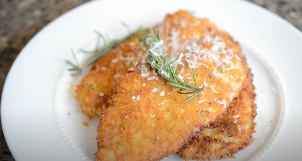 crispy parmesan baked chicken milanese recipe