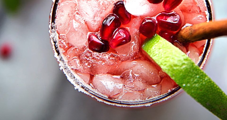lime pomegranate cranberry punch recipe