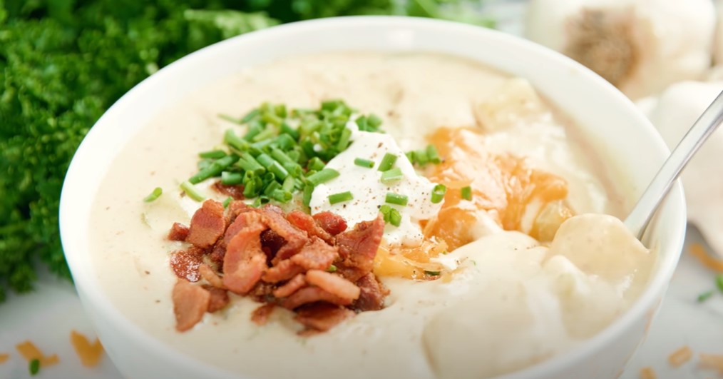 easy potato soup with bacon recipe