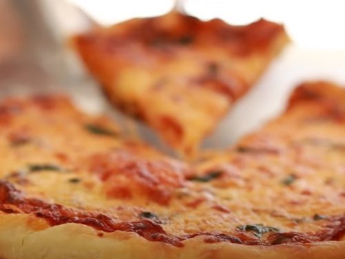easy no-knead pizza dough recipe