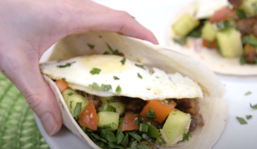 bison breakfast tacos with pineapple salsa recipe